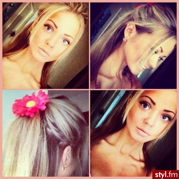 Blond Upięcie Proste Na co dzień Długie Fryzury