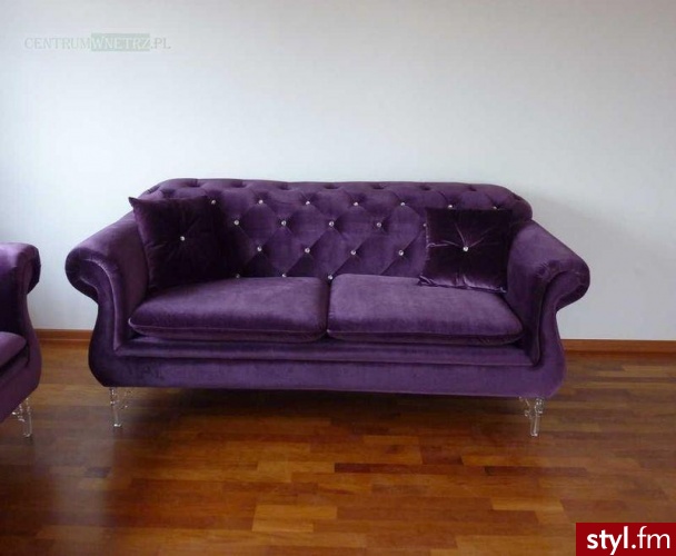 kanapa w stylu retro z kryształkami ;) - Mój pokój Wnętrza