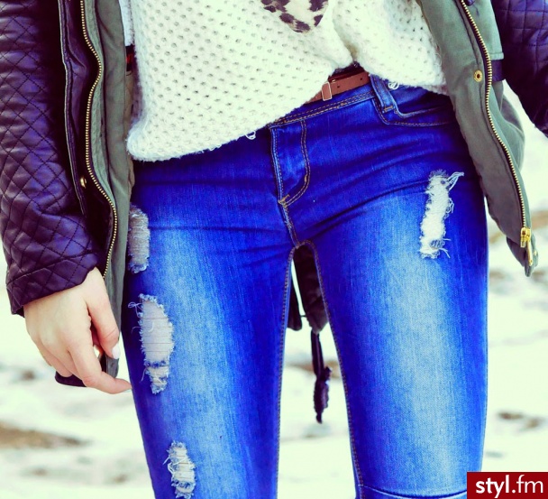 Jeansy Spodnie Moda