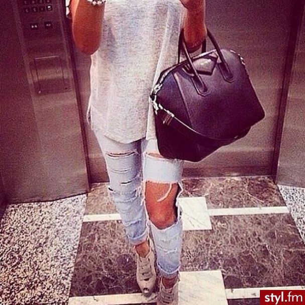 Jeansy Spodnie Moda