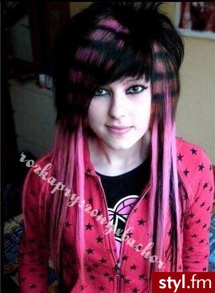 ;3 - EMO Alternatywne Średnie Fryzury
