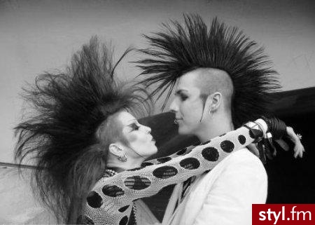 Punk Rock Alternatywne Średnie Fryzury