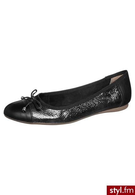 Kell Baleriny czarny - Balerinki Buty Moda