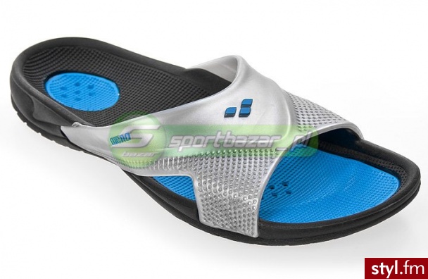 Arena Klapki Hydrowalk 8046359 Srebrne 37 - Klapki Buty Moda