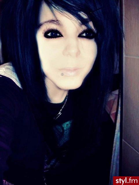 EMO Alternatywne Średnie Fryzury