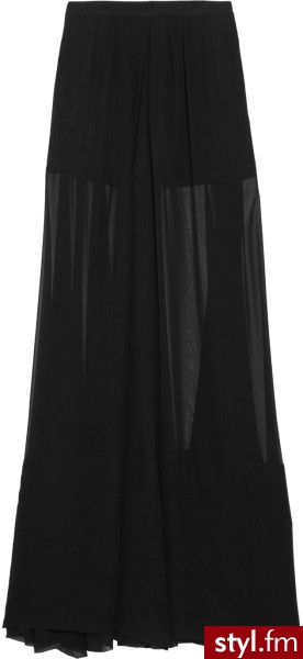 Materiałowe Spodnie Moda