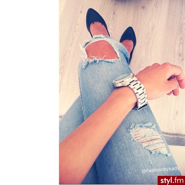 Jeansy Spodnie Moda