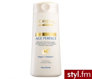 Loreal Age Pefrect mleczko oczyszczające dla skóry dojrzałej 200 ml - Emu Buty Moda