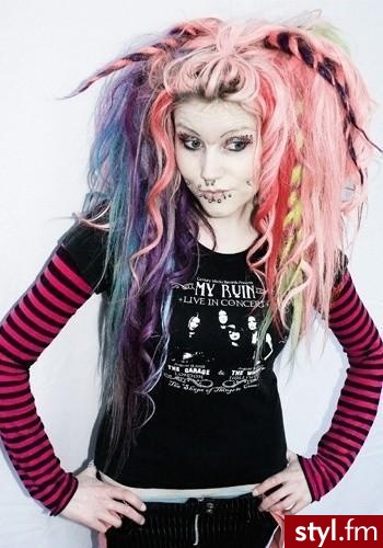 Punk Rock Alternatywne Średnie Fryzury