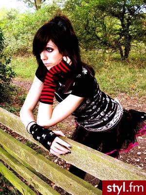 EMO Alternatywne Średnie Fryzury
