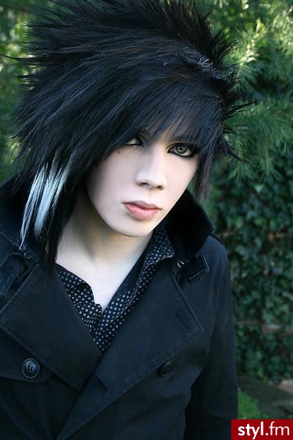 EMO Alternatywne Średnie Fryzury