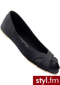 Bonprix Baleriny czarny 979209_18210 - Balerinki Buty Moda