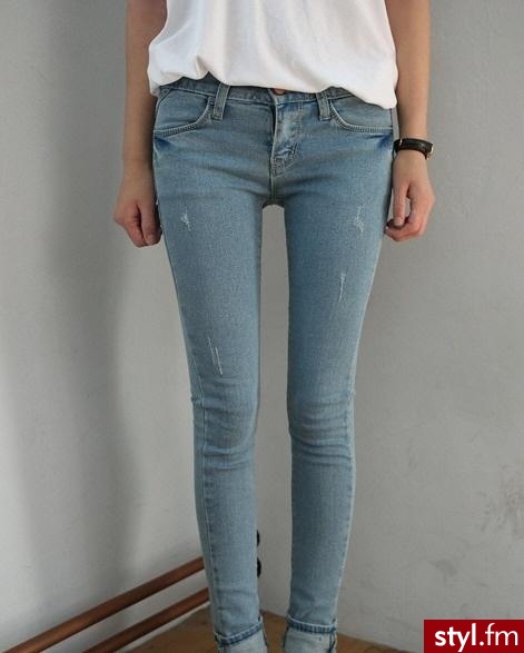 Jeansy Spodnie Moda