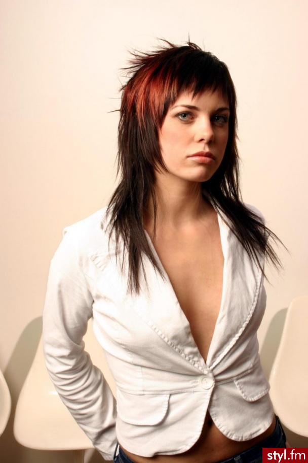 Średnie Fryzury