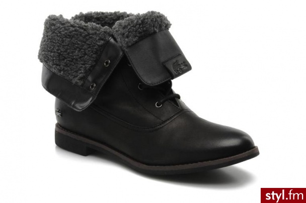 Lacoste PÓŁBUTY I BOTKI SERENAC BY LACOSTE (Czarny) - Botki Buty Moda