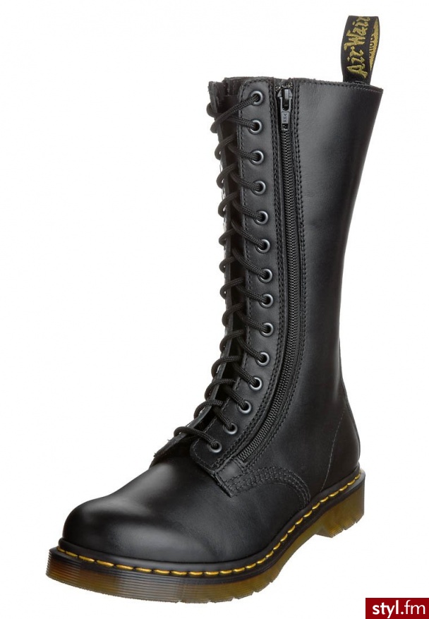 Dr. Martens ILLUSION 14EYE Kozaki sznurowane czarny - Kozaki Buty Moda