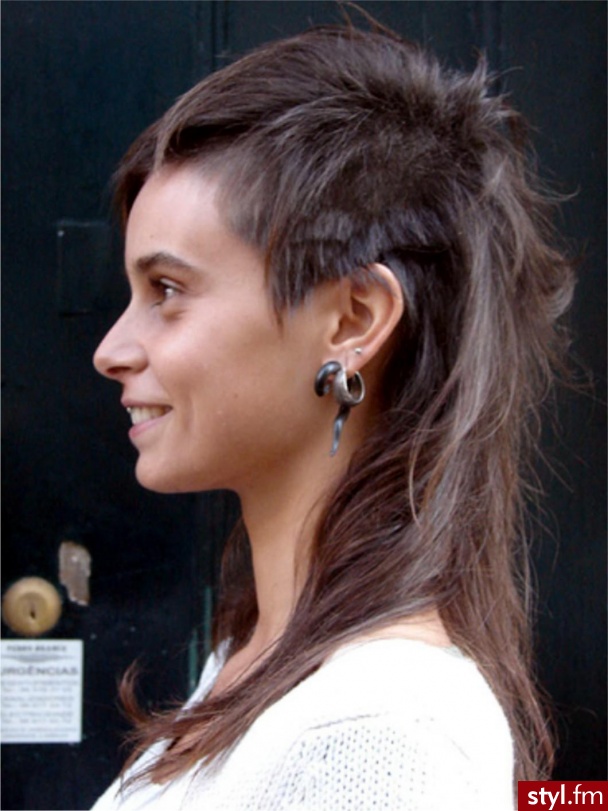 Średnie Fryzury