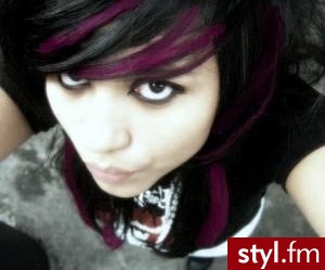 EMO Alternatywne Średnie Fryzury