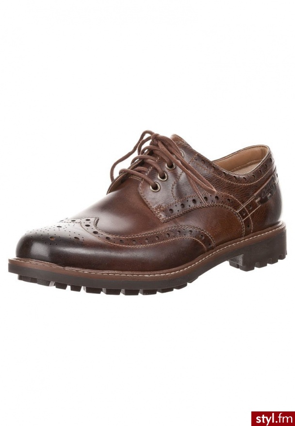 Clarks MONTACUTE WING Oksfordki brązowy - Pozostałe Buty Moda