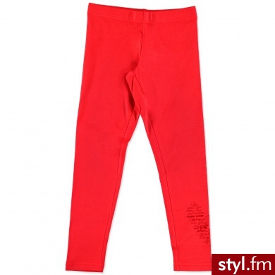 Desigual Girls Leginsy SOPA fres czerwony - Leginsy Spodnie Moda
