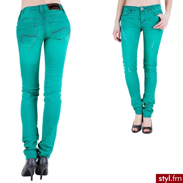 Jeansy Spodnie Moda