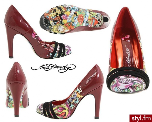 Ed Hardy.. http://allegro.pl/item768579838_piekne_ed_hardy_z_usa_roz_35_5.html - Pozostałe Buty Moda