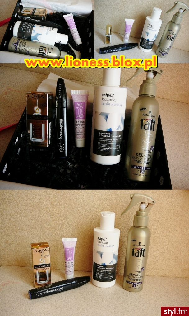 Informacje o tych produktach znajdziecie w FILMIKU: https://www.youtube.com/watch?v=0puK47xJwZ4 jak i w NOTCE NA BLOGU: http://lioness.blox.pl/2014/02/GLOSSYBOX-Luty-2014.html - Kosmetyki