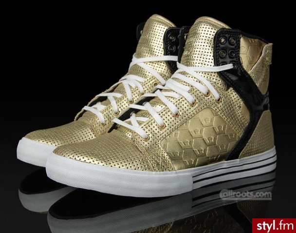 supra muska sky top golds - Pozostałe Buty Moda