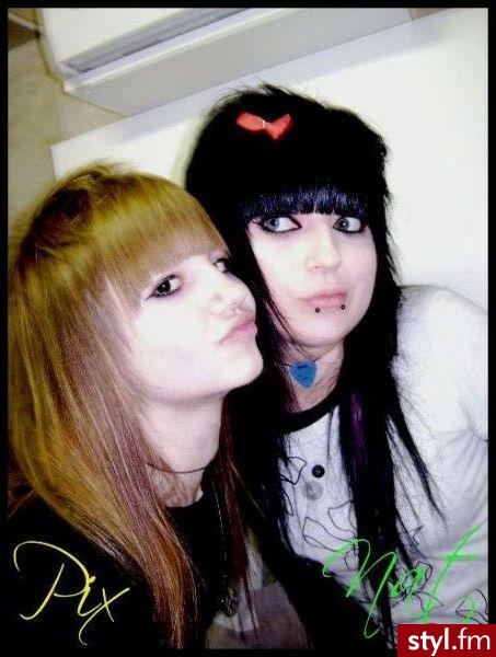 EMO Alternatywne Średnie Fryzury