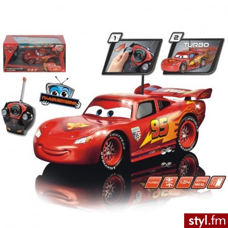 DICKIE Cars 2 RC Zygzak McQueen czerwony - Dziecko