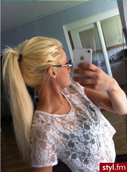 Blond Upięcie Proste Na co dzień Długie Fryzury