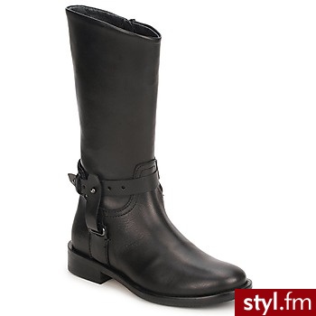 Hip Buty Dziecko  Melote Black - Kozaki Buty Moda