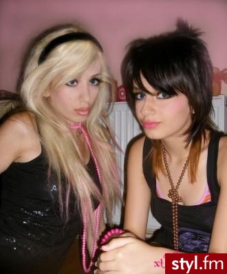 EMO Alternatywne Średnie Fryzury