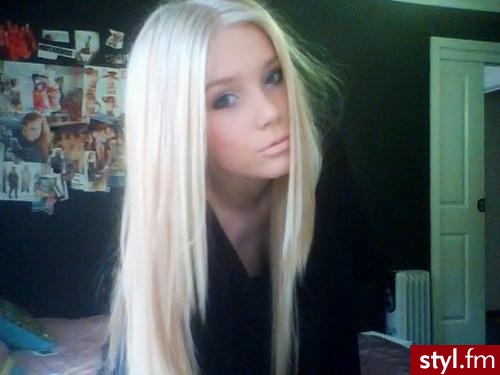 Blond Rozpuszczone Proste Na co dzień Długie Fryzury
