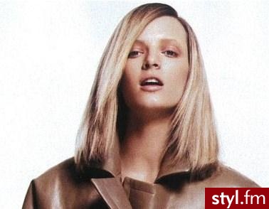 Blond Rozpuszczone Proste Na co dzień Średnie Fryzury