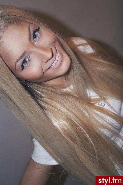Blond Rozpuszczone Proste Na co dzień Długie Fryzury
