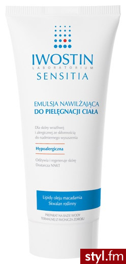 IWOSTIN SENSITIA NAWILŻAJĄCA EMULSJA DO CIAłA 200 ML - Emu Buty Moda