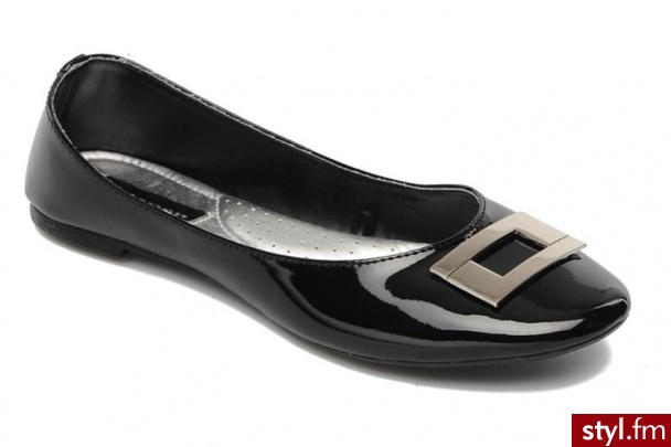 Isotoner Balerinki Ballerine City Boucle by (Czarny) - Balerinki Buty Moda