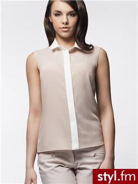 awama Koszula A23 Beige - Koszule Ciuchy Moda