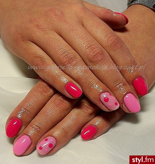 manicure hybrydowy - Migdałki Żelami Naturalne Paznokcie
