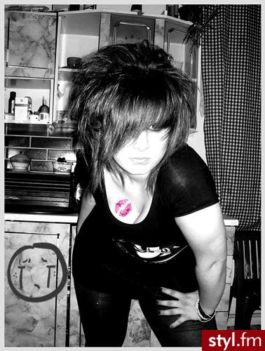 EMO Alternatywne Średnie Fryzury