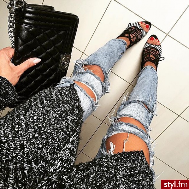 Jeansy Spodnie Moda