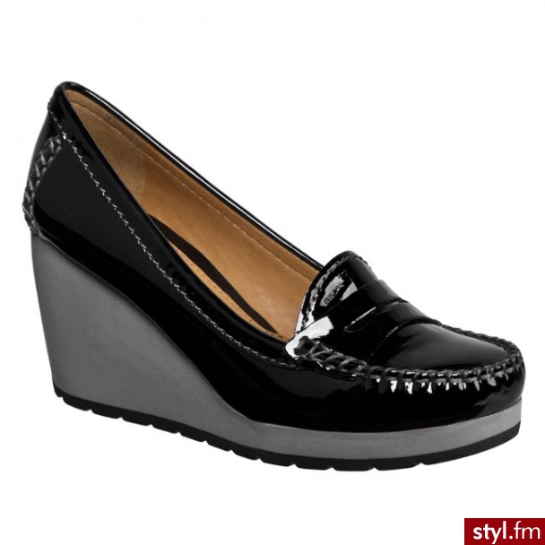 Geox Półbuty D Dori S D22P9S 00066 C9997 Czarny (Lakier) - Półbuty Buty Moda