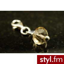 Pearl Line zawieszka Charms ze szlifowanego kryształu - Wisiorki Biżuteria Moda