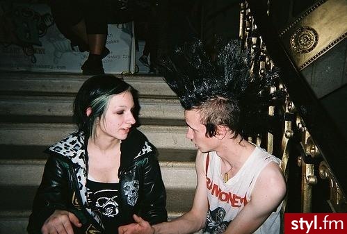 Punk Rock Alternatywne Średnie Fryzury