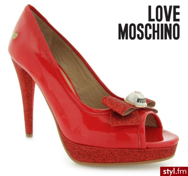 LOVE MOSCHINO VERN.PU+GLITT.ROSS - Czółenka Buty Moda