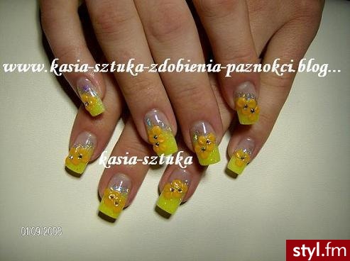 To nie jest moje wykonanie... znalezione w internecie :)) - Paznokcie