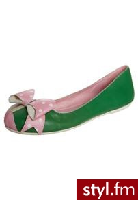 Lola Ramona RINNA Baleriny zielony - Balerinki Buty Moda