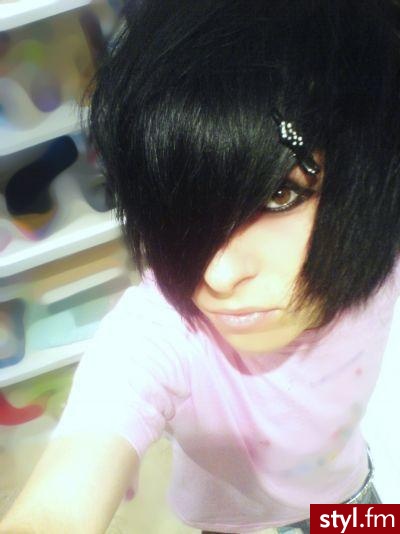 EMO Alternatywne Średnie Fryzury