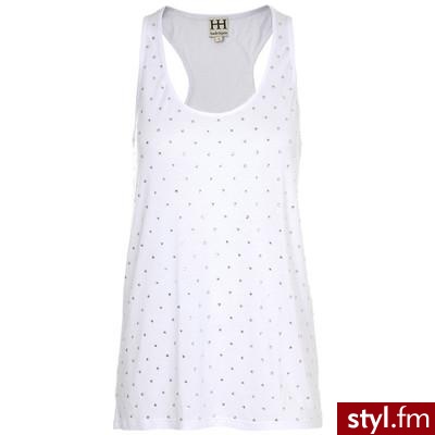 Haute Hippie Tanktop Bling White - Polyvore. Pobrano ze strony: http://www.polyvore.com/cgi/thing?id=17413561 - Pozostałe Ciuchy Moda